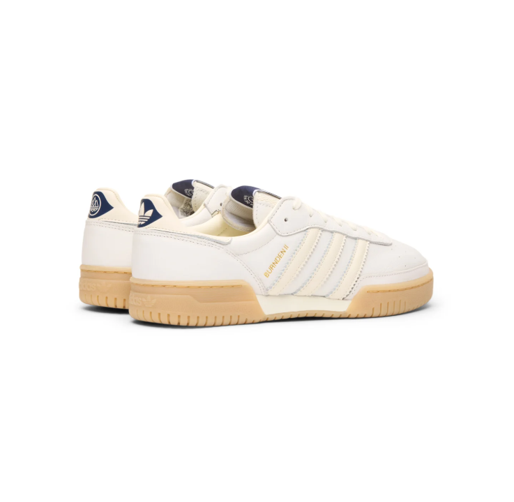 adidas Low-Top Sneakers – Cream & White with Gum Sole