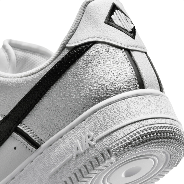 Nike Air Force 1 Low Sneakers – White, Light Grey & Black