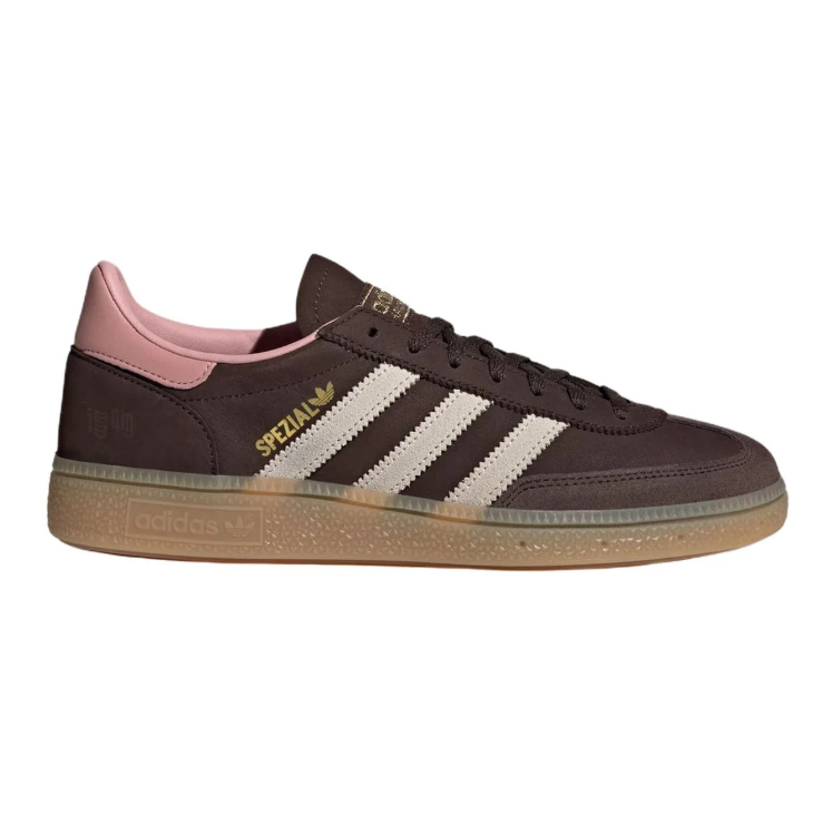 adidas Handball Spezial Sneakers – Dark Brown, Cream & Pink