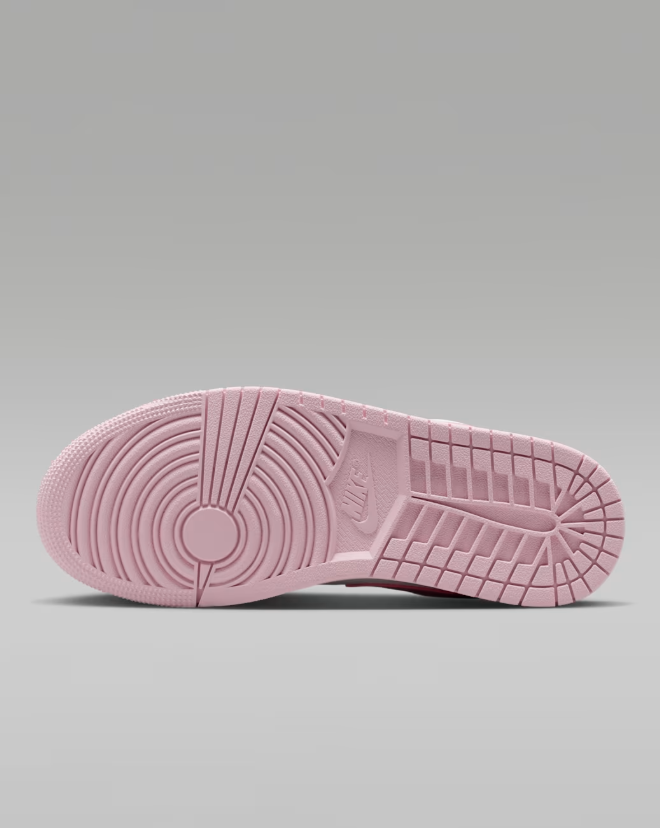 Air Jordan 1 Low Sneakers – Pink & White with Cream Midsole