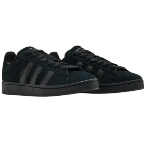 adidas Low-Top Sneakers – All Black with Tonal Stripes