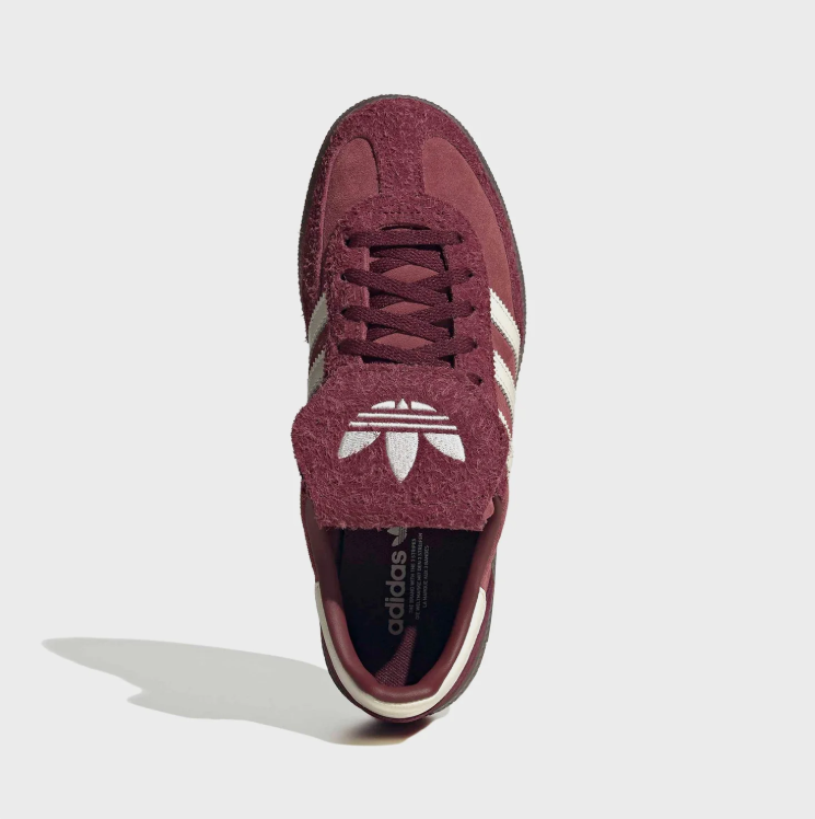 adidas Spezial Sneakers – Burgundy & Cream with Fold-Over Tongue