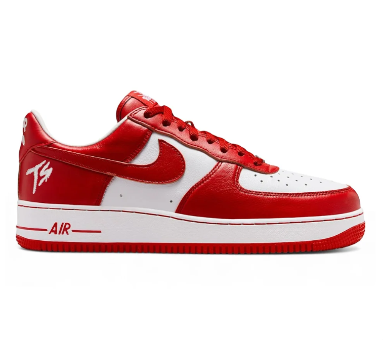 Nike Air Force 1 Low Red & White Sneakers