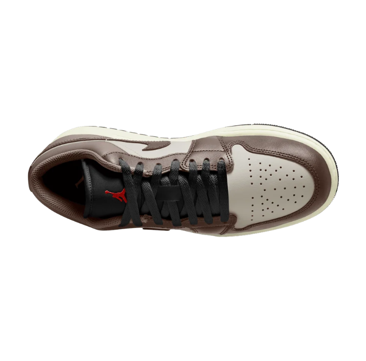 Air Jordan Low-Top Sneakers – Brown & Cream with Black Accents