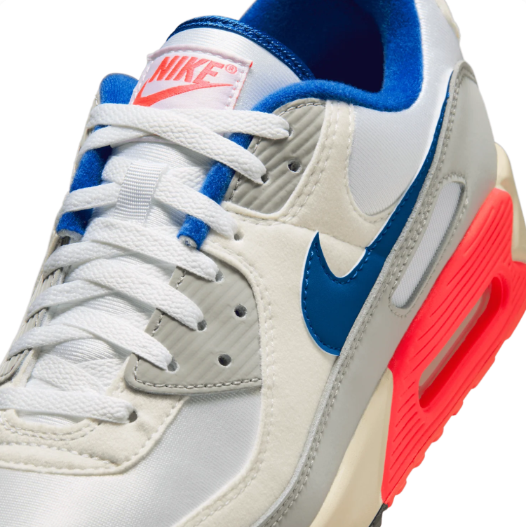 Nike Air Max 90 Sneakers – White / Grey / Blue