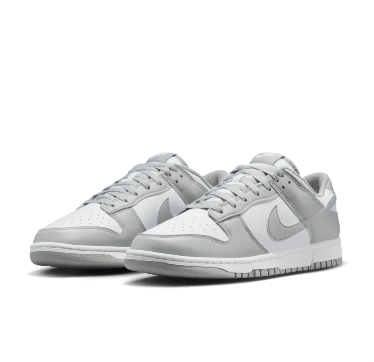 Nike Dunk Low Sneakers – White / Light Grey