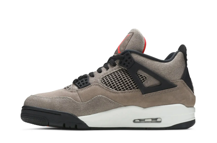 Air Jordan 4 Sneakers – Taupe & Black
