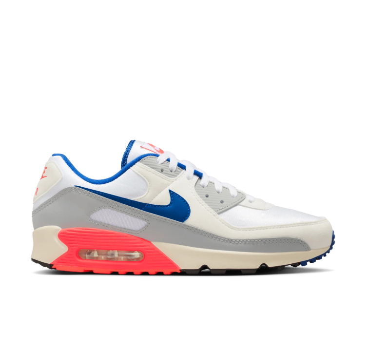 Nike Air Max 90 Sneakers – White / Grey / Blue
