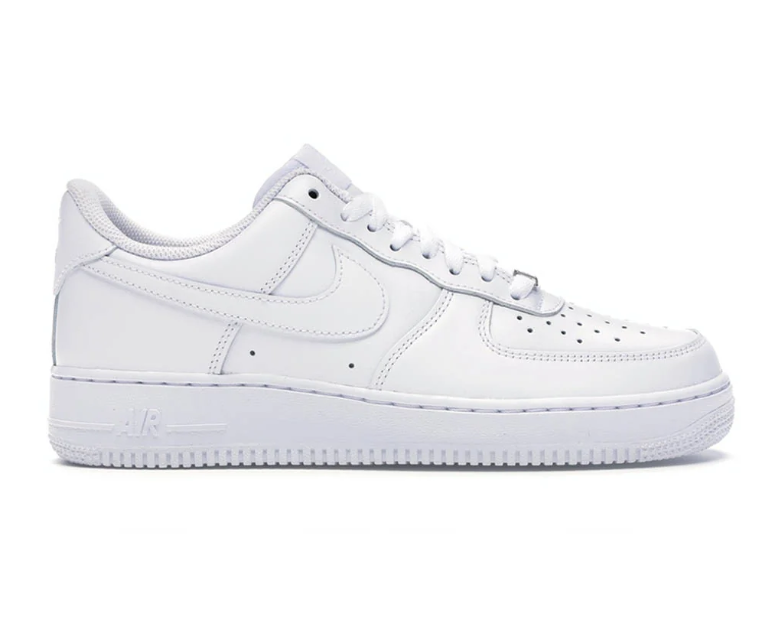 Nike Air Force 1 Low All-White Sneakers