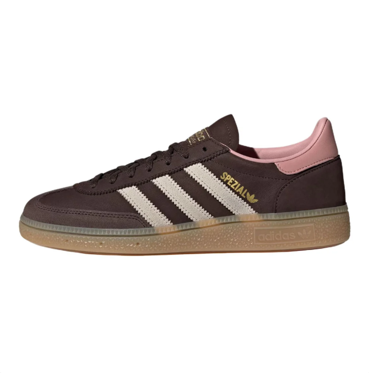 adidas Handball Spezial Sneakers – Dark Brown, Cream & Pink