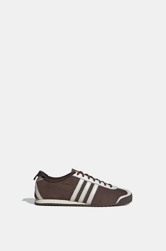 adidas Slim Low-Top Sneakers – Dark Brown & Cream