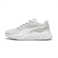 PUMA Light Grey & White Chunky Lace-Up Sneakers