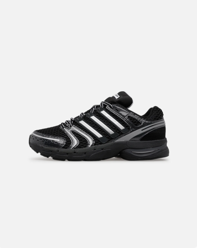 adidas Mesh Sneakers – Black & Silver