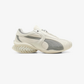 PUMA Mesh Sneakers – Cream & Gray with Sculpted Heel