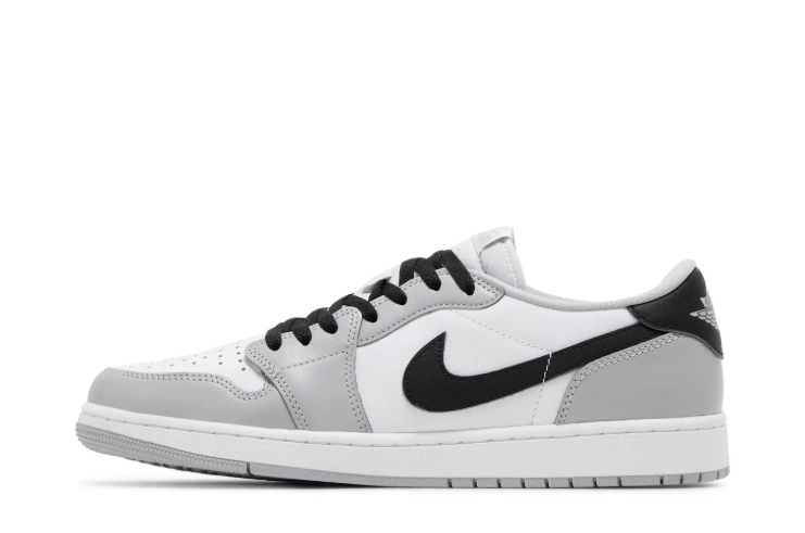 Air Jordan Low-Top Sneakers – White, Light Gray & Black