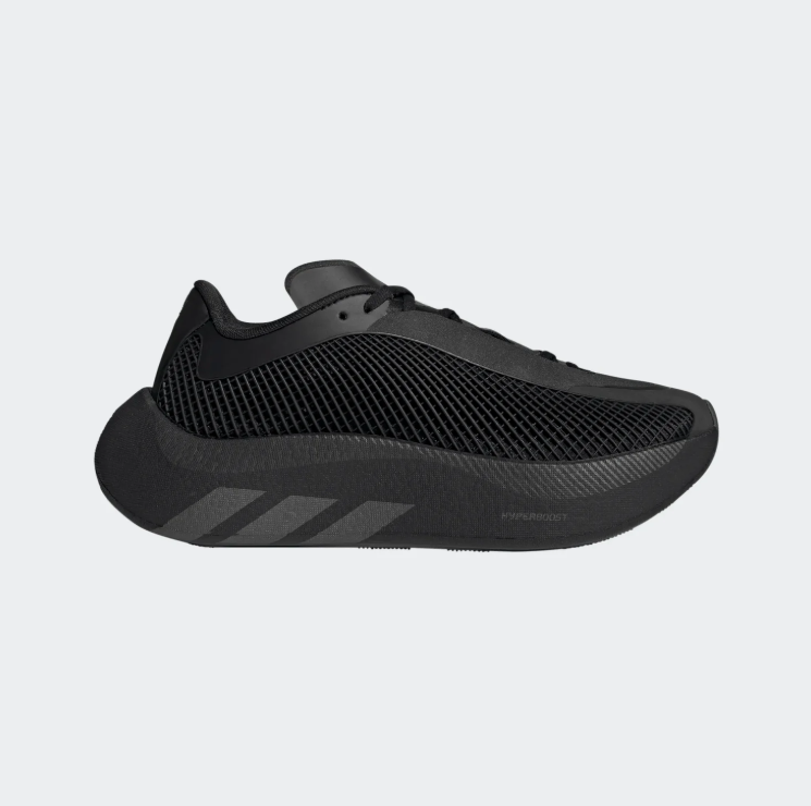 adidas Mesh Sneakers – All Black with Sculpted Sole
