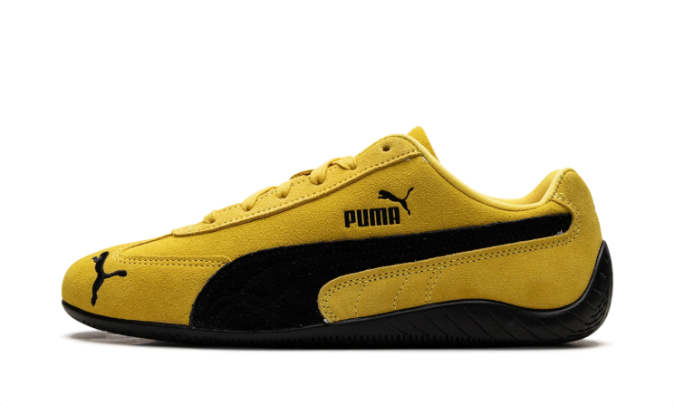 PUMA Slim Low-Top Sneakers – Yellow & Black
