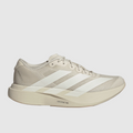 adidas Mesh Sneakers – Cream & Beige with Oversized White Stripes