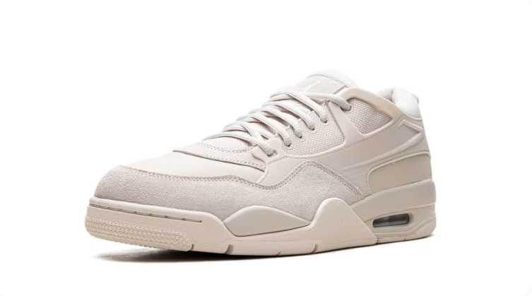Jordan Low-Top Sneakers – Cream & Beige with Tonal Sculpted Sole