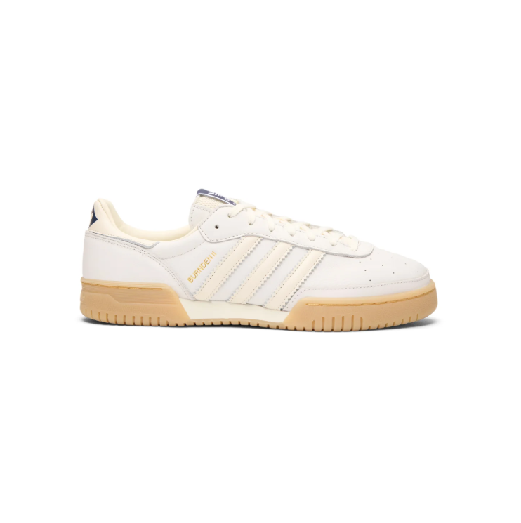 adidas Low-Top Sneakers – Cream & White with Gum Sole