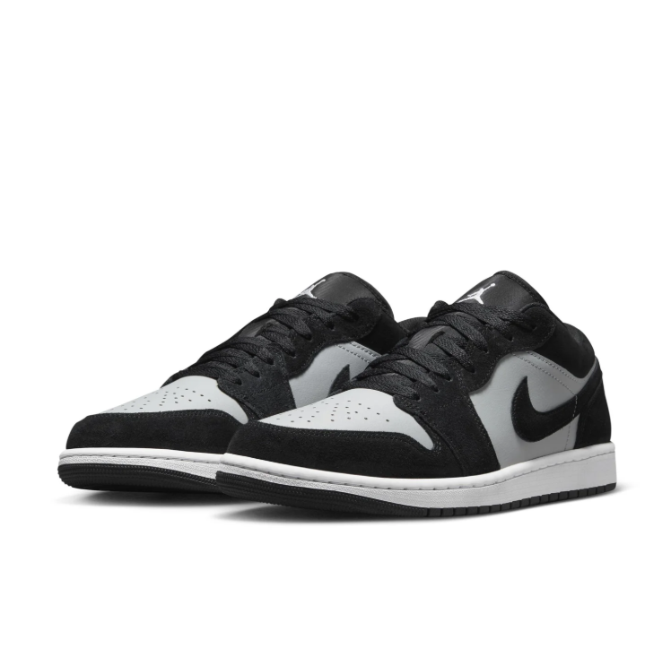 Air Jordan Low-Top Sneakers – Black & Light Gray