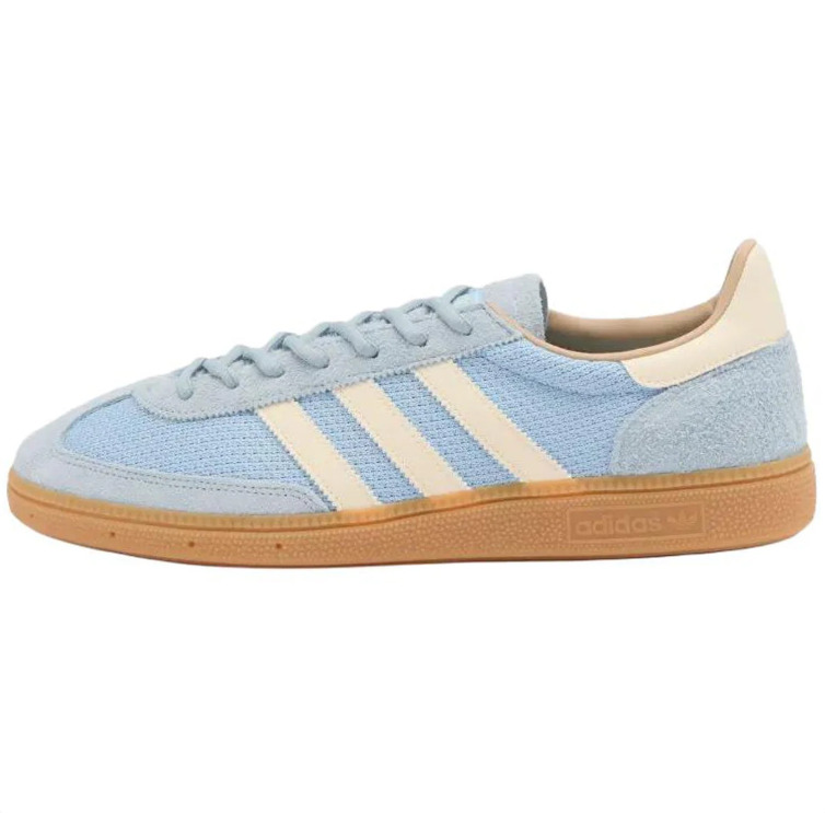 adidas Low-Top Sneakers – Powder Blue & Cream with Gum Sole
