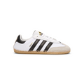 adidas Samba Sneakers – White & Black with Woven-Look Sole