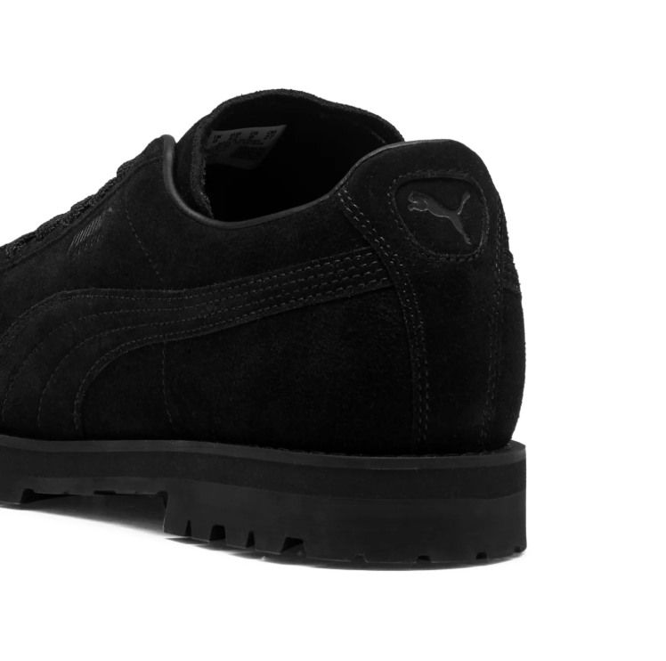 PUMA Low-Top Sneakers – All Black with Lug Sole