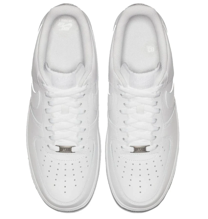 Nike Air Force 1 Low All-White Sneakers