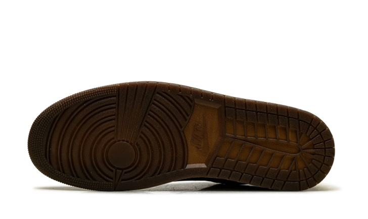 Air Jordan Low-Top Sneakers – Black & Dark Olive Graphic Print