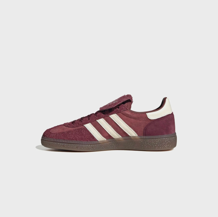 adidas Spezial Sneakers – Burgundy & Cream with Fold-Over Tongue