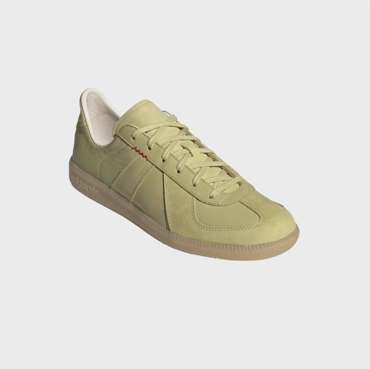 Hartcopy Low-Top Sneakers – Pale Yellow Green with Gum Sole