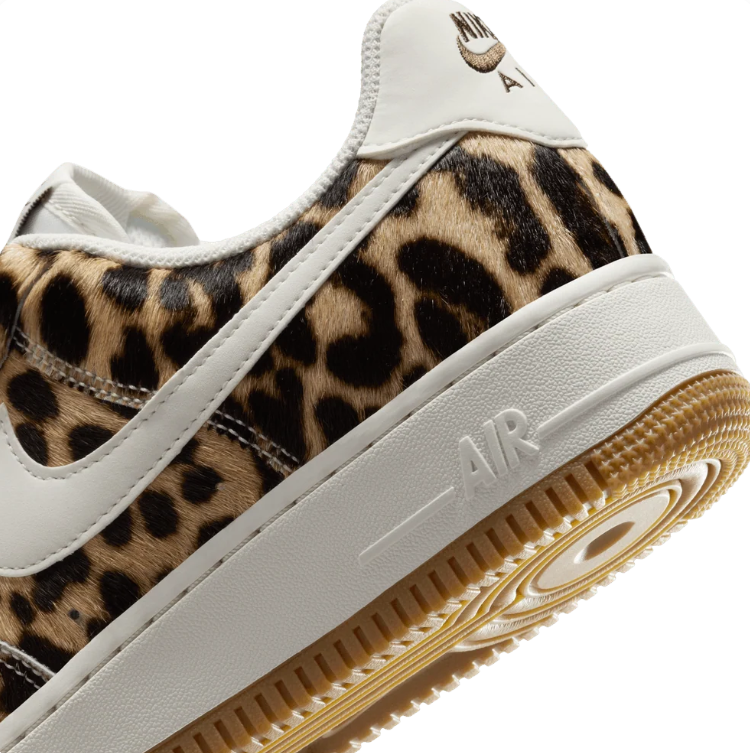 Nike Air Force 1 Low Sneakers – Leopard Print / Gum