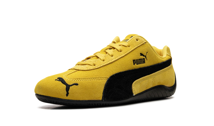 PUMA Slim Low-Top Sneakers – Yellow & Black