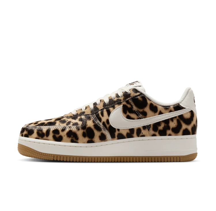 Nike Air Force 1 Low Sneakers – Leopard Print / Gum