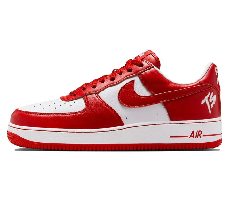 Nike Air Force 1 Low Red & White Sneakers