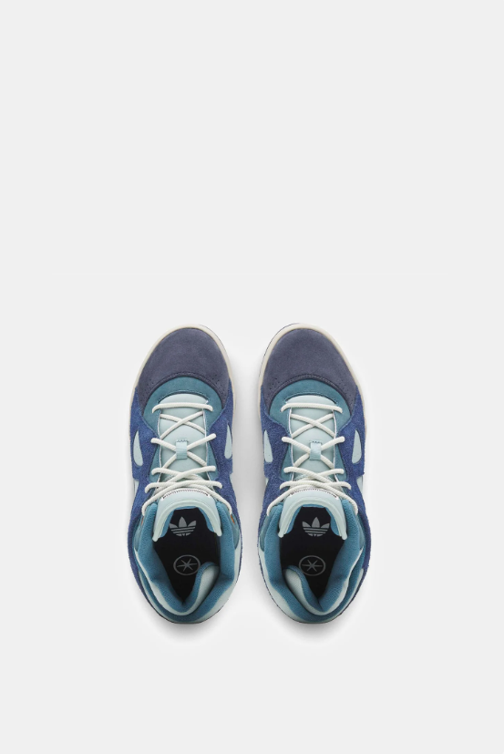 adidas Mid-Top Sneakers – Navy & Light Blue
