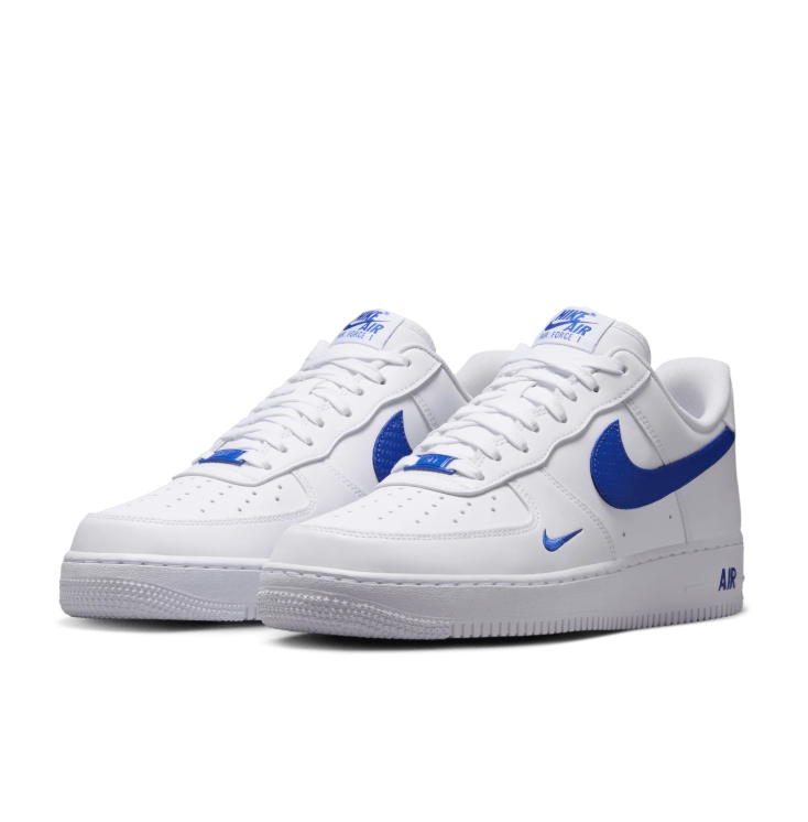 Nike Air Force 1 Low Sneakers – White & Blue