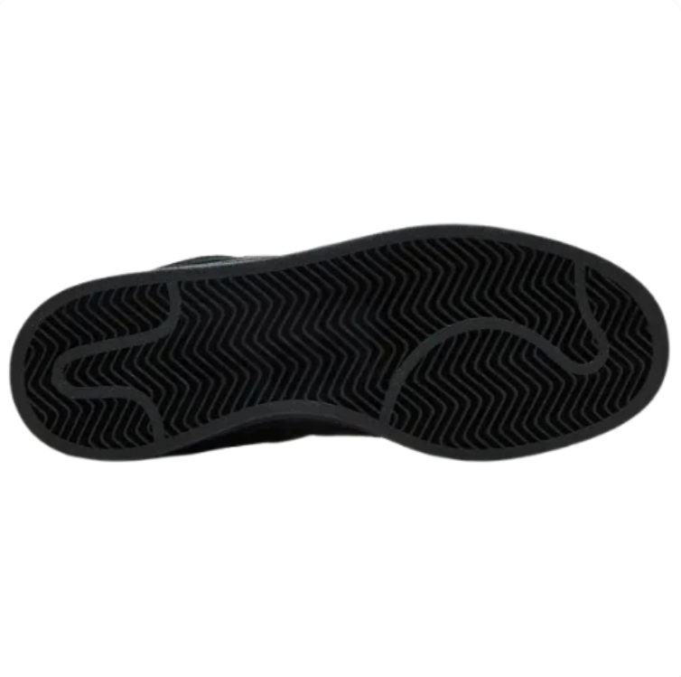 adidas Low-Top Sneakers – All Black with Tonal Stripes