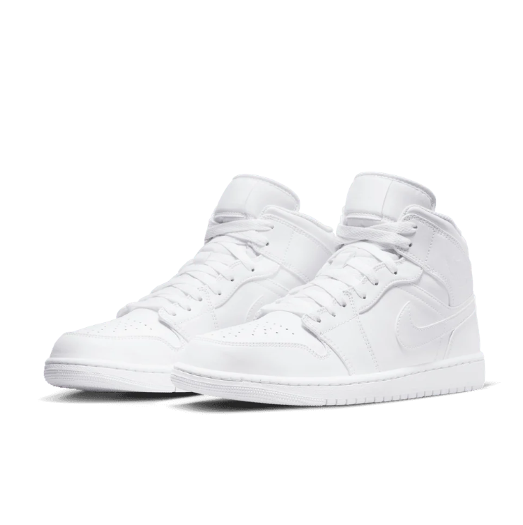 Air Jordan High-Top Sneakers – All White