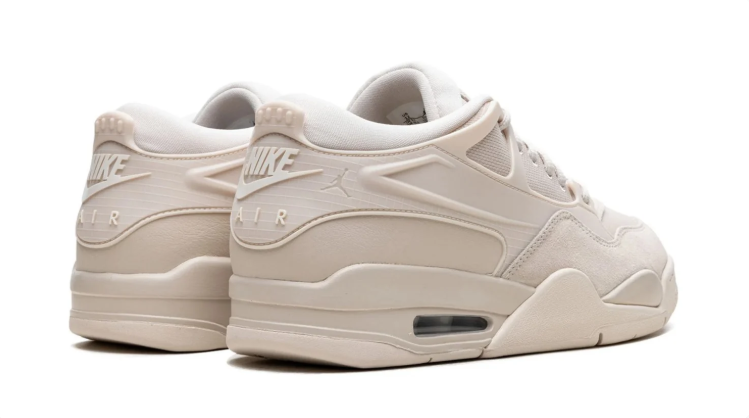 Jordan Low-Top Sneakers – Cream & Beige with Tonal Sculpted Sole