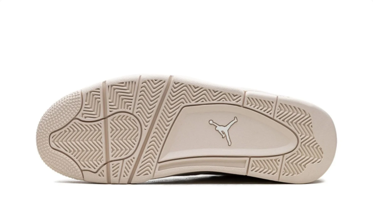 Jordan Low-Top Sneakers – Cream & Beige with Tonal Sculpted Sole