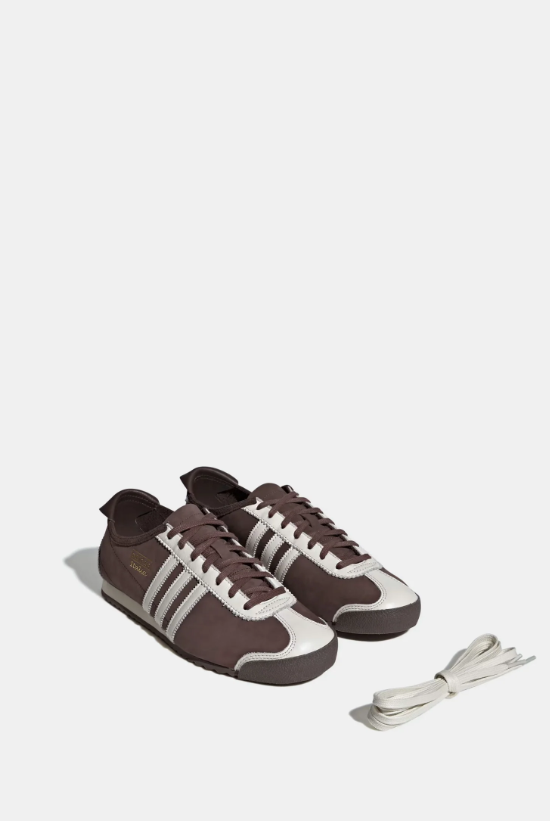 adidas Slim Low-Top Sneakers – Dark Brown & Cream
