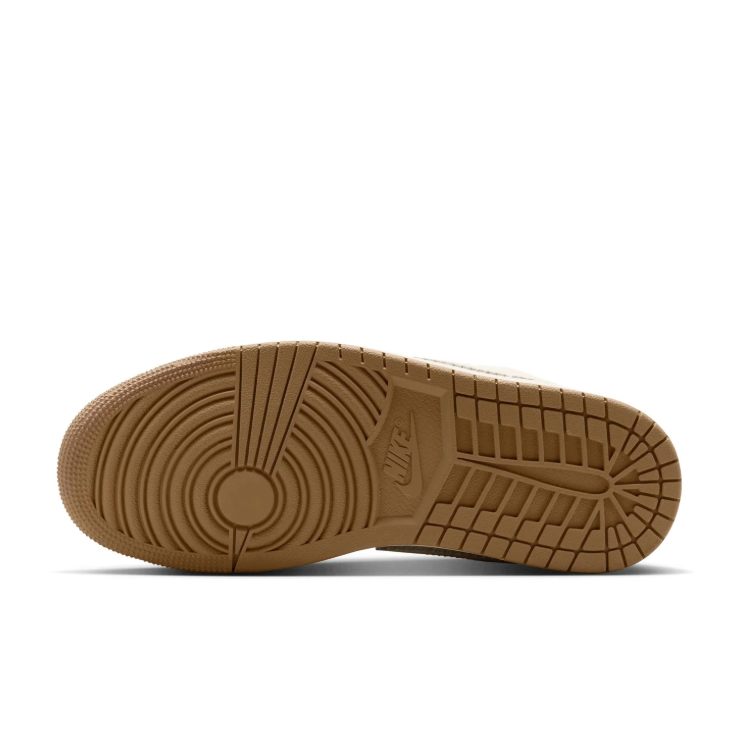 Air Jordan Low-Top Sneakers – Cream with Brogue Detailing & Gum Sole