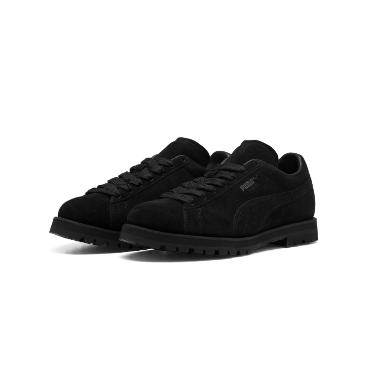 PUMA Low-Top Sneakers – All Black with Lug Sole