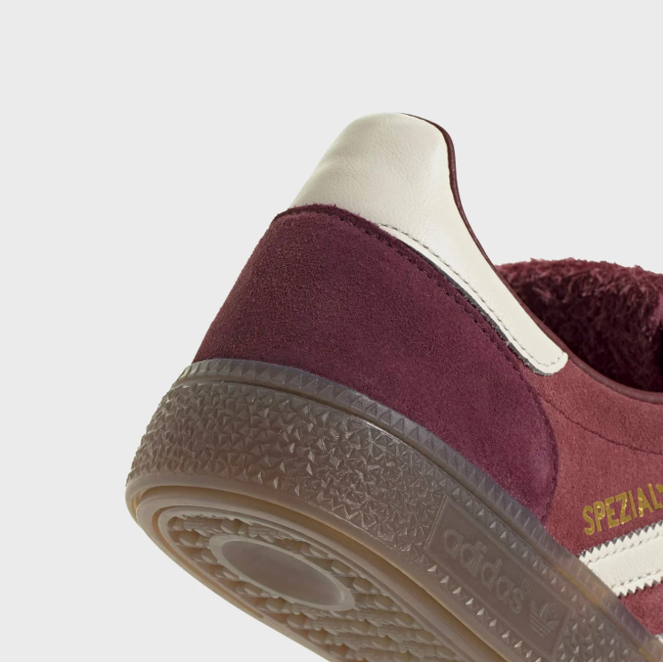 adidas Spezial Sneakers – Burgundy & Cream with Fold-Over Tongue