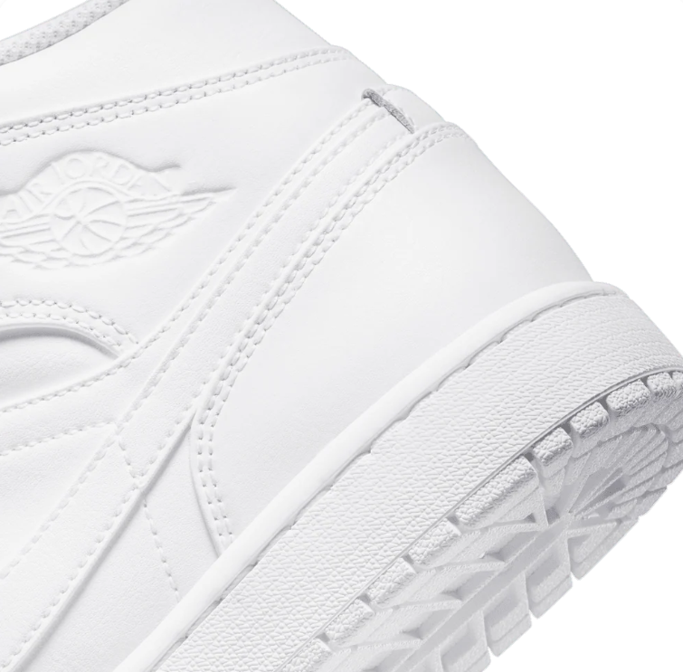 Air Jordan High-Top Sneakers – All White