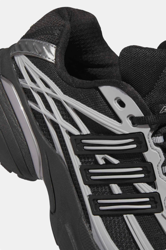 adidas Chunky Mesh Sneakers – Black & Silver Gray