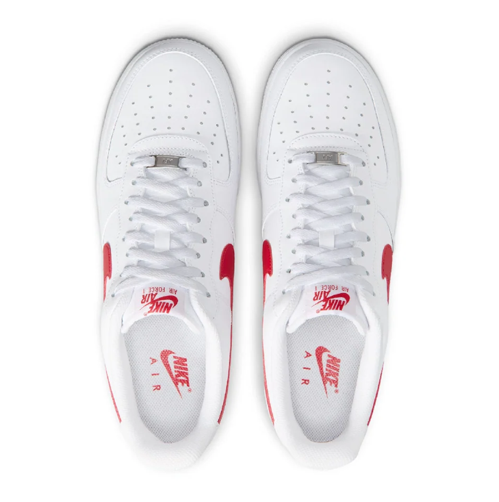 Nike Air Force 1 Low Sneakers – White / Red