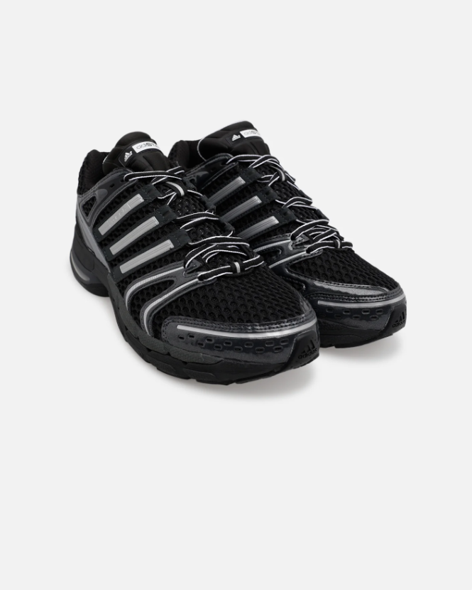 adidas Mesh Sneakers – Black & Silver